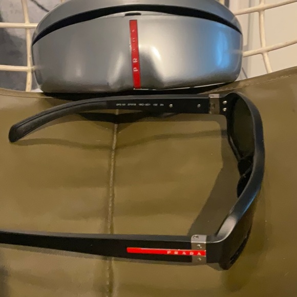 Prada Sport Black Sunglasses AWESOME! - Picture 4 of 6